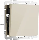 Выключатель одноклавишный (айвори акрил) Werkel W1110043 (a064052)