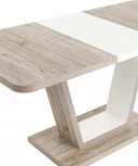 Стол Stool Group Vector 120-160*80 дуб анкона/белый УТ000035446
