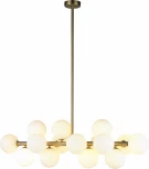 Потолочная люстра iLamp Golden 8516P/L BR-WH