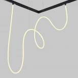 Гибкий светодиодный светильник с гибким неоном магнитный ST Luce Skyline 48 ST684.436.60 Черный LED 1*60W L5000 48V