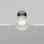 Встраиваемый светильник под гипсокартон Maytoni Dip DL119-10W-4K-TRS-W (LED, 220V, круглые)