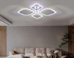 Потолочная люстра Ambrella Acrylica FA5148 (регулировка яркости, LED, 220V, пульт управления, цветы)