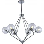 Потолочная люстра на штанге Stilfort Campilo 2037/09/06P (220V, шарики, молекулы)
