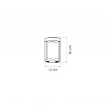 Наземный светильник Lightstar Paletto 382974 (LED, 220V, IP55)