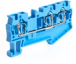 Зажим пружинный 3-х проводной проходной ЗНИ 4 мм2 Stekker 39970