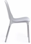Обеденный стул Tetchair GENIUS (Металл,Пластик/Серый,Хром) 19113