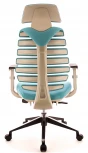 Компьютерное кресло Ergo Grey ткань бирюзовый