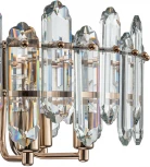 Подвесная люстра Escada Tiara 2111/6S Gold 1х40Вт Е14, металл/стекло, золото (220V, на цепи, круглые)