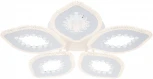 Потолочная люстра Dew 10271/5 LED*90W White (ночной режим, 220V, пульт управления, цветы)