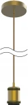 Подвесной светильник Gauss Decor PL022 бронзовый E27, 1 м (220V, на проводе)