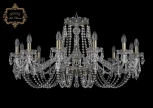 Подвесная люстра Art Classic 11.23 11.23.12.360.Br.Dr (220V, хрусталь, на цепи, подсвечник, свеча)