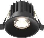 Встраиваемый светильник Maytoni Round DL058-12W4K-B (LED, 220V, круглые)