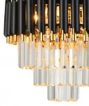 Подвесная люстра Natali Kovaltseva Darian 76017/5C GOLD BLACK