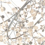 Подвесная люстра ST Luce Rafina SL379.103.486 (LED, 220V, на тросе, лепестки, кольцо)