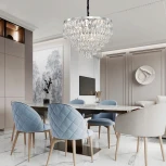 Подвесная люстра хрустальная Modelux MODELUX ML.844.12 CR