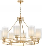 Подвесная люстра Lumina Deco Marietta LDP 8025-8 F.GD+WT