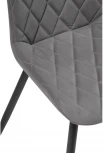 Стул Notta на металлокаркасе Баодин Б/К темно-серый / черный 517122
