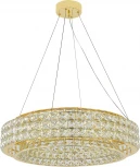 Подвесной светильник (12044/B/1P Gold) Indigo Valore V000099L (LED, 220V, хрусталь, на тросе, круглые)