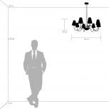 Подвесная люстра Lightstar Diafano 758082 (220V, на тросе)