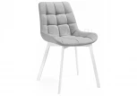 Стул Notta на металлокаркасе Челси светло-серый / белый каркас 489744