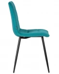 Стул обеденный DOBRIN CHILLY (Морской волны Holland 56, основание черное)