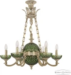 Подвесная люстра Bohemia Verona 72009P/6/175 GW P Clear-Green/H-1J Y8 FL2S