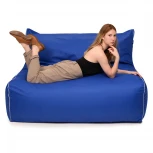 Бескаркасный диван Dreambag Модерн Синий (Экокожа, Классический) 4601021