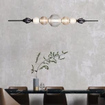 Умный подвесной светильник Bogate's Euphoria 436/5 (LED, 220V, на тросе, шарики, бусы)