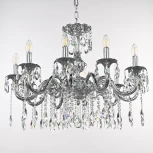 Подвесная люстра Bohemia AL7901 AL79101/10/250 A Ni (220V, подвески, на цепи, подсвечник, свеча)