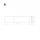 Крышка MAG-ORIENT-COVER-2620-1000 (BK) (Arlight, Пластик) 038359