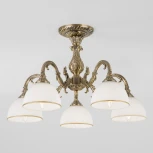 Потолочная люстра на штанге Eurosvet Caldera 60106/5 античная бронза (220V)