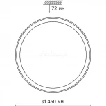 Настенно-потолочный светильник Sonex Kabrio 2049/DL