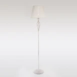 Торшер Eurosvet 01002-01003 01003/1 белый с золотом (220V, круглые, под старину)