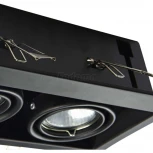 Встраиваемый светильник Metal Modern GU10 2x50Вт Maytoni Technical DL008-2-02-B (220V)