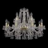 Подвесная люстра Bohemia 1409 1409/8+4/240/G