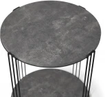 Столик кофейный Sheffilton SHT-CT33 черный муар/мокрый асфальт от фабрики Sheffilton