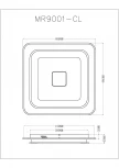 Потолочный светодиодный светильник MyFar Button MR9001-CL (регулировка яркости, 220V, пульт управления)