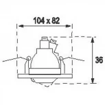 Встраиваемый точечный светильник Imex IL.0008.4517 (220V)