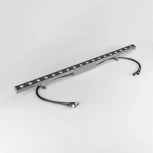 Светодиодный прожектор линейный IP65 AR-LINE-1000S-18W-24V RGB (Grey, 30 deg, DMX512) (Arlight, Закрытый) 023623