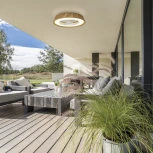 Потолочная люстра светодиодная с вентилятором Mantra Polinesia 8230