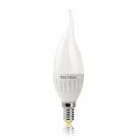 Лампочка светодиодная E14 6,5 Вт 600 lm 2800K теплое желтое свечение Voltega Collection Ceramics 5719