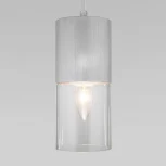 Подвесной светильник Eurosvet Hosk в стиле лофт 50233/1 серебро (220V, на проводе)