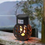 Уличный светильник подвесной светодиодный светодиодный на солнечных батареях ЭРА ERASF22-36 (шар, IP54)