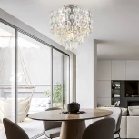 Потолочная люстра хрустальная на штанге Arte Milano Sorrento-2019 372019/6/50/390 CR (220V)