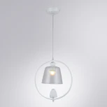Подвесной светильник Arte Lamp Passero A4289SP-1WH (220V, на проводе, круглые, птички)