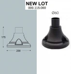 Наземный фонарь Fumagalli Beppe P50.115.000.LXH27 (220V, IP65)