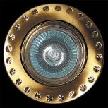 Встраиваемый точечный светильник Reluce 03053-9.0-001AK MR16 SG+GD (12V, круглые)