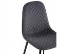 Стул Woodville на металлокаркасе Capri dark gray / black 15134