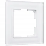 Рамка на 1 пост Favorit (белый матовый,стекло) Werkel W0011105 (a051290)