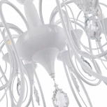 Подвесная люстра Arte Milano AM349920 349920/8-4 WT (220V, подвески, на цепи, подсвечник, свеча)